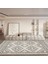 Premium Kalite Kaymaz Taban Silinebilir Salon Mutfak Koridor Halısı Siyah 4230 1