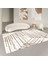 Premium Kalite Kaymaz Taban Silinebilir Salon Mutfak Koridor Halısı Kahve G126 1
