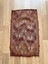 49 x 80 cm El Dokuma Rustik Desenli Küçük Kilim, Kahverengi & Kırmızı Küçük Boy Anadolu Kilim 1
