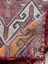 49 x 80 cm El Dokuma Rustik Desenli Küçük Kilim, Kahverengi & Kırmızı Küçük Boy Anadolu Kilim 3