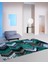 Premium Kalite Kaymaz Taban Silinebilir Salon Mutfak Koridor Halısı Turkuaz G106 1