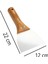 Ahşap Saplı Yay Çeliği Metal Macun Spatula Boya Sıva Kazıma Harç Karıştırma Ispatulası 12 cm 1 Adet 2