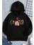 Uygun Tarz Korku Karakterleri Baskılı Erkek - Kız Çocuk Rahat Kalıp Sweatshirt 1