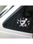 Araba Yakit Deposu Kapagi Sticker Araba Sticker Oto Sticker. Beyaz. 1