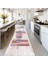 Premium Kalite Kaymaz Taban Silinebilir Salon Mutfak Koridor Halısı Pembe G329 3