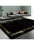 Premium Kalite Kaymaz Taban Silinebilir Salon Mutfak Koridor Halısı Siyah G840 41 42 43 44 45 1