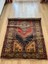 118 x 200 cm El Dokuma Vintage Halı, Benzersiz Desenli Yün Halı, Canlı Renkler, Antika Halı 3