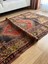 118 x 200 cm El Dokuma Vintage Halı, Benzersiz Desenli Yün Halı, Canlı Renkler, Antika Halı 5