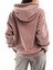 Sportswear Phoenix Plush Oversize Hoodie Kadın Peluş Kapüşonlu Sweatshirt Yıldız Moru Kahve 2