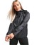 Essential Running Full-Zip Hoodie Siyah Kadın Koşu Ceketi ve Yağmurluk 2