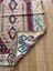 80 x 123 cm vintage Türk Geometrik Kilim, Küçük Boy Pastel Renkli Kilim, 40 Yıllık El Dokuma Şık Kilim 4