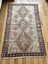 110 x 185 cm Bohem Stili Türk Kilim, Hayvan Desenli El Dokuma Kilim, Harika Kondisyonlu Ev & Ofis Kilim 1