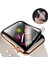 Apple Watch 7 45 mm Saat Ekran Koruyucu Pet Cam Tam Kaplar Watch 7 Kırılmaz 3