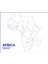 Statik Kağıt Renksiz Dilsiz Afrika Haritası 2 cm x 84 cm 11 2