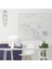 Statik Kağıt Renksiz Dilsiz Asya Haritası 73 cm x 90 cm 11 1