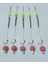 5 Adet Küspe Telli Boili'li Sazan Rig Takımı ( 18 mm Çilekli Boili ) 1