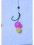 5 Adet Küspe Telli 14 mm Pembe ve 8 mm Fosforlu Pop Up'lı Sazan Rig Takımı 2
