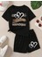Punıx Kıds Özel Üretim Ikili Kalp Baskılı Yeni Stil Kız Çocuk T-Shırt Şort Takım 1