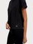 Loose Fit Siyah Kadın T-Shirt LF2035741 2
