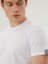 Regular Fit Beyaz Erkek T-Shirt LF2029278 3
