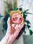 - Kirazlı Donut Mum - Dekoratif , Hediyelik Donat Pasta Mum 2