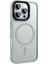 iPhone 16 Pro Max Magsafe Şarj Özellikli Mat Arka Yüzey Sert + Silikon Flet Kapak & Kılıf 1