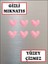 Magnet - Buzdolabı Magneti - Buzdolabı Süsü - 6’lı Kalpli Magnet - Sevgililer Günü si 3