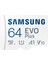 Evo Plus 64GB Sdxc U1 Sınıf 10 A1 130MB/S Micro Sd Bellek Kartı Adaptörlü 2021 Sürümü (MB-MC64KA/EU) 1