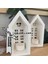 Iskandinav Ev Mumluk,2li Büyük boy Beton Dekoratif Mumluk, Tealight Ev Mumluk, Dekoratif, dekoratif aydinlatma, ramazan dekor 2