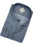 Pamuklu Gri Uzun Kollu Erkek Gömlek (Slim Fit Kalıp) 2