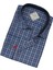 Pamuklu Lacivert Uzun Kollu Erkek Gömlek (Slim Fit Kalıp) 2