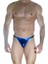 Arkası Büzgülü Mavi Lame Brazillian Slip 1