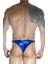Arkası Büzgülü Mavi Lame Brazillian Slip 3