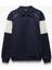 Pamuklu Renk Bloklu Uzun Kollu Yarım Fermuarlı Sweatshirt 1