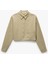 Keten Karışımlı Cepli Uzun Kollu Oversize Crop Gömlek 1