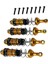4 Adet Alaşım Ön Arka Yağ Amortisörü Mjx 16207 16208 16209 16210 H16 H16BM 1/16 Rc Araba Yükseltme Parçaları Altın (Yurt Dışından) 2