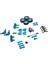 Wltoys 284131 Dıy Aksesuarları Için Rc Yükseltme Kiti Servo Bağlantı Çubuğu Rc Araç Mavisi (Yurt Dışından) 1