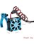 36MM Motor Alaşımlı Isı Lavabo Soğutma Radyatör Soğutma Fanı 1/8 1/10 Rc Araba Altın (Yurt Dışından) 4