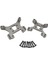 Wltoys Için Alaşım Ön Arka Şok Kulesi Montajı 144001 1/14 Ölçekli Rc Araba Gri (Yurt Dışından) 1