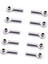 10PCS Metal Bilyalı Kafa Eklemi 1/10 ve 1/8 Rc Araba Yedek Parçaları Için (Yurt Dışından) 2
