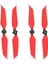 Pervane Düşük Gürültülü Sahne Yedek Parça Kiti Dji Mavic Air 2s Aksesuarları 2 Çift Kırmızı (Yurt Dışından) 3