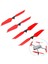 Pervane Düşük Gürültülü Sahne Yedek Parça Kiti Dji Mavic Air 2s Aksesuarları 2 Çift Kırmızı (Yurt Dışından) 4