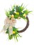 Çiçekler Çelenk El Yapımı Gerçekçi Centerpieces (Yurt Dışından) 5