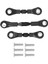 3 Adet Metal Direksiyon Çubuğu Bağlantı Çubuğu Rot Tamiya Tt-01 TT01 1/10 Rc Araba Yükseltme Parçaları Aksesuarları, Siyah (Yurt Dışından) 1
