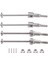Metal Ön ve Arkadan Çekişli Motosiklet Mili Haıboxıng Hbx 16889 16889A 16890 16890A SG1601 SG1602 1/16 Rc Araba Yükseltme Parçaları (Yurt Dışından) 3