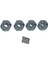 Adet Mjx 1/14 1/16 14210 14303 16207 16208 Uzaktan Kumanda Araba Aksesuarları 12MM Hex Konnektör Titanyum Renk (Yurt Dışından) 2