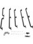 6 Adet Metal Gövde Kabuk Küpeşte 75MM 133MM 150MM Uzunluk 1/10 Rc Paletli Traxxas Trx4 Eksenel SCX10 90046 Yükseltme Parçaları (Yurt Dışından) 3
