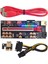 VER018 Pro Pcı-E Yükseltici Kart USB 3.0 Kablosu 018 Plus Pcı Express 1x Ila 16X Genişletici Pcıe Adaptörü Btc Madenciliği Için (Kırmızı) (Yurt Dışından) 1
