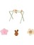 Dollhouse Kıyafetleri Kurutma Rafı Peri Sahne Için Clothpins ile (Yurt Dışından) 1