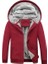 Erkek Kalın Peluş Kapşonlu Sweat (Yurt Dışından) 1
